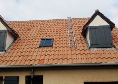 Toiture après démoussage